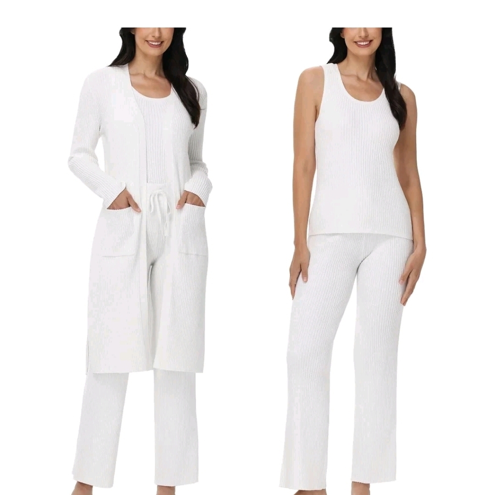 525 America Women's White Intimate Set